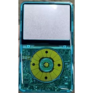 ฝาครอบด้านหน้าสีแดงใส เทา เขียว น้ำเงิน ส้ม สำหรับ <span class=keywords><strong>iPod</strong></span> <span class=keywords><strong>Classic</strong></span> รุ่นที่ 6 และ 7 พร้อมวงล้อคลิกและปุ่มแบบใส - Product Image 5