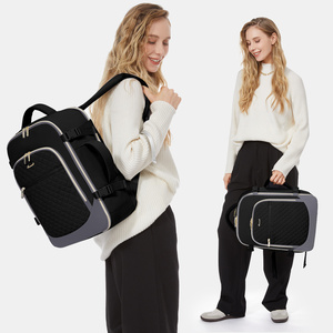 Sac à dos de voyage LOVEVOOK, sac à dos personnel, bagage à main approuvé pour les vols, sac à dos pour ordinateur portable 17 pouces, sac de voyage pour <span class=keywords><strong>week</strong></span>-<span class=keywords><strong>end</strong></span>, sac de voyage pour une nuit, sac à dos unisexe - Product Image 6