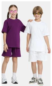 T-<span class=keywords><strong>shirt</strong></span> pour enfants en coton à manches courtes imprimé sur mesure en gros, t-shirts pour enfants pour garçons et filles, logo OEM, t-<span class=keywords><strong>shirt</strong></span> décontracté pour enfants - Product Image 4