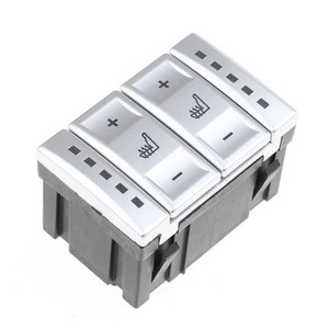 สวิตช์ควบคุมความร้อนที่นั่งแบบฟอร์ด6M2T19K314AC 12V DC 15A ควบคุมอุณหภูมิ HVAC สีดำ - Product Image 4