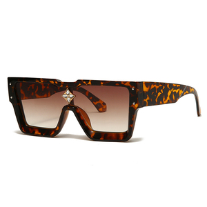 Tấm Chắn Khuôn Mặt Khác Nhau Gọng Rộng Xu Hướng Xu Hướng Thương Hiệu Thiết Kế Lunettes De Lecture Versage Kính Râm Sang Trọng - Product Image 5