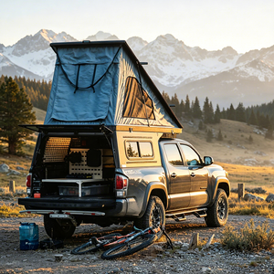 Camper Wedge 4X4 para Aventuras, Camper Desplegable Todoterreno para F150, Chevrolet Silverado, RAM 1500, Personalizado de Fábrica - Product Image 1