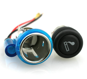 Ensemble <span class=keywords><strong>de</strong></span> prise et <span class=keywords><strong>de</strong></span> douille <span class=keywords><strong>pour</strong></span> allume-cigare <span class=keywords><strong>de</strong></span> <span class=keywords><strong>voiture</strong></span> 12V, bouton d'éjection, élément d'allume-cigare - Product Image 1