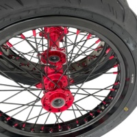 Ensemble de roues Supermoto pour moto électrique Surron Ultra Bee, pneus route avant 110/70-17 et arrière 140/60-17