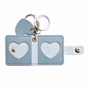 Customizable logo Leather Model Mini Album Bag Couple Photo <b>Keychain</b> Pendant Portable - Product Image 4