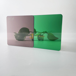 LL179 Plaque en acier inoxydable 304/316 8K Miroir Vert Bleu Violet avec placage couleur PVD pour la décoration de bâtiments (Pliage/Découpe/Soudage) - Product Image 4