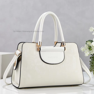 Trendy Single <b>Strap</b> Crossbody <b>Shoulder</b> Handbag for Middle-Aged Mother's Use PU Material Zipper Closure - Product Image 2