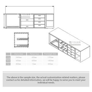 Thông Minh Nhân Tạo Sàn Gốm Hệ Thống Hiển Thị Với Trượt Đứng Cá Nhân Đá Veneer Gạch Hiển Thị Giá - Product Image 6