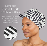 Bonnet de Douche Réutilisable et Imperméable avec Nœud Réglable pour la Vente en Gros