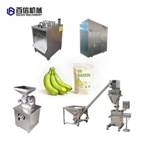 Ligne de production de farine de banane Fuality Assurance, machine à farine de banane, machine à fabriquer de la poudre