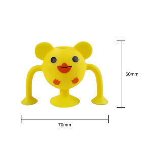 2025 gros petit Silicone ventouse bain poignée enfants pâques Surprise jouet pour 2-4 ans debout bain toilette fournitures - Product Image 1