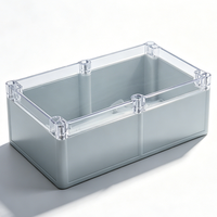 Boîtier étanche professionnel IP65 en plastique ABS avec finition miroir et bande d'étanchéité en silicone haute performance