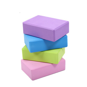 Bán buôn Đen Yoga khối 3*6*9inch EVA Yoga khối mật độ cao <span class=keywords><strong>TPE</strong></span> bọt Yoga khối với logo - Product Image 2