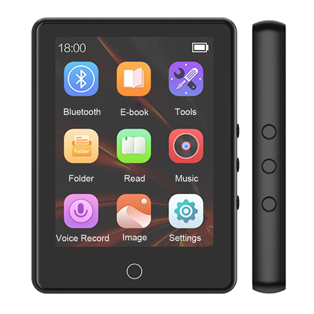 2.8 Inch Full Touch Screen for 5.3 Digital Music Player >20 Hours Battery Life Compact Portable for Students Travelers