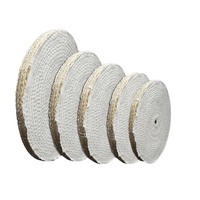 Disque de polissage industriel robuste en chanvre, sisal et coton, de 4 à 14 pouces, pour le polissage de l'acier inoxydable et des métaux