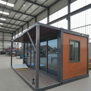 Maison conteneur mobile préfabriquée à panneaux sandwich pliables, avec salle de bain, facile à déplier, pour usage familial, bureau ou professionnel - Product Image 2