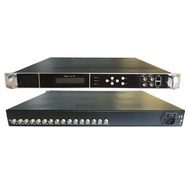 Fast Delivery CATV Modulator 4 8 12 16 20 24 DVB-T DVB-T2 Tuner to IP ASI Digital Modulator for Cable TV