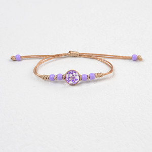 Wholesale Handmade Dried Flower Glass Cabochon Real Pressed Flower Adjustable Wax <b>Rope</b> Braided <b>bracelets</b> - Product Image 5