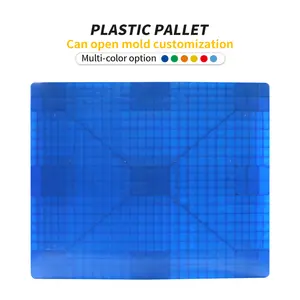 ZNPP002 palette euro en plastique palette en plastique robuste pas cher 1200x1000 palette en plastique à rayonnage