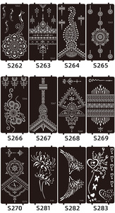 Henna Stencils, Temporary Henna <strong>Tattoo</strong> Stencils, Henna <strong>Tattoo</strong> Set for Women Girls Teens Face Paint Body Art - Product Image 4