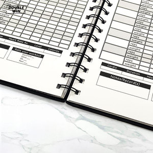 Diseño personalizado entrenamiento <span class=keywords><strong>nutrición</strong></span> Fitness Tracker diario y Registro <span class=keywords><strong>de</strong></span> Alimentos planificador libro con caja - Product Image 3