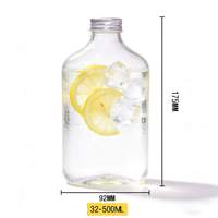Lata de Jugo con Tapa de Rosca de Aluminio, Libre de BPA, Logotipo Personalizado, 500 ml, Bebida Refrescante, Ecológica