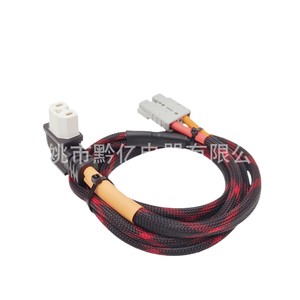 Câble adaptateur en Y pour prise, 8AWG, cuivre pur, isolation silicone, gaine nylon, 50A, usage industriel, basse tension, 3C 50-440 - Product Image 4