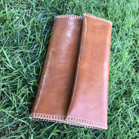 Porte-cigarettes et tabac rétro portable en cuir PU pour homme avec fermeture à boucle et fermeture éclair – Vente en gros