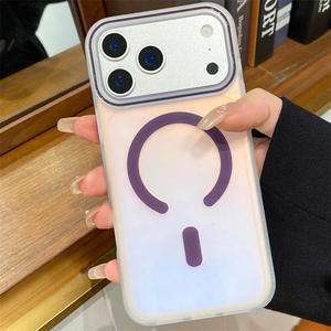 Funda Magnética IMD con Degradado Láser Colorido para Apple iPhone 17 Pro Max, Funda Mate para 17/15/14/13 - Product Image 6