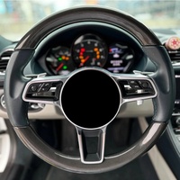 Volante de Fibra de Carbono de 3 Radios para Modificación de Automóviles, Compatible con Porsche Cayenne, Macan, Panamera, 911, 991, 2011-2012
