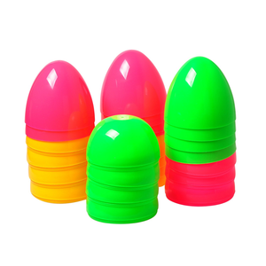 Huevos de Pascua de Plástico de Colores Surtidos YY0520 para Rellenar con Golosinas Específicas, Recuerdo para Fiestas Temáticas de Pascua, Caza de Huevos de Pascua - Product Image 3