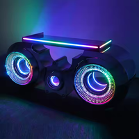 Logo personnalisé de haute qualité 3D écran LED support de stand de DJ Table polissage fin barre lumineuse en acier inoxydable affichages de signalisation numérique