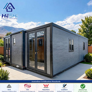 Maison conteneur extensible 2, 3, 4 ou 5 chambres, conforme aux normes australiennes, avec plancher en panneaux MGO de 15 mm, 10 000 unités vendues, conteneurs de 20, 30 ou 40 pieds, type maison ou chalet - Product Image 1