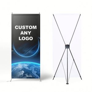 Stand de Exhibición Portátil y Resistente de PVC de 180x80cm para Ferias Comerciales, con Banner Impreso Personalizado - Product Image 3