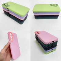 Cadre de caméra détachable deux en un coque de téléphone souple TPU + coque de couleurs PC dur solide pour Samsung A16