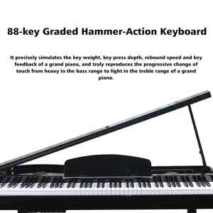 <span class=keywords><strong>Clavier</strong></span> de piano électronique Beisite B-86, 88 touches, professionnel, en bois, avec haut-parleur intégré, son de haute qualité - Product Image 2