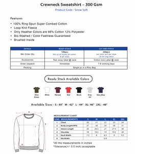 Sudadera de Cuello Redondo, 300 GSM, Premium, Suave, Cómoda, Cálida, Duradera, Elegante, Informal, Perfecta para Hombres y Mujeres, Viajes al Aire Libre - Product Image 2