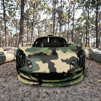 Film adhésif personnalisé en vinyle pour voiture, autocollant PVC pour carrosserie, décalcomanie camouflage pour extérieur automobile