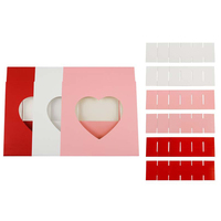 Boîte à 12 compartiments pour chocolats et desserts avec fenêtre transparente, idéale pour la Saint-Valentin et la décoration de fêtes