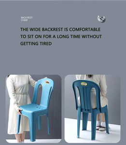 Rahat yüksek geri plastik kol sandalye - Product Image 5