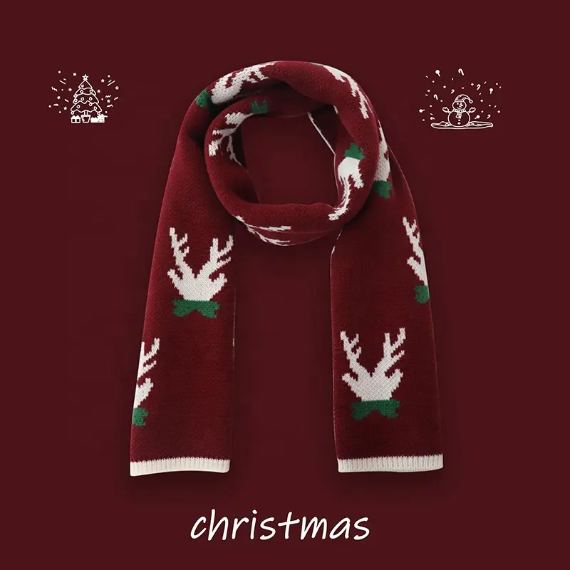 Best Gifts for Christmas Braided Thick Thread Mixed Color Grid Ladies Soft Winter Thickened Warm Shawl Scarves other Scarf