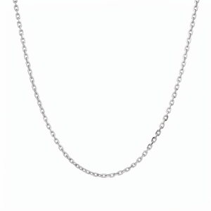 Collar de Cadena Fina Minimalista en Platino Pt950 Blanco para Hombre y Mujer, Joyería Atemporal de Platino Sólido de 8.4g, Regalo para Uso Diario - Product Image 4