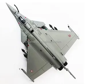 Metal Fighter Jet modello 1/100 Rafale B Diecast Aircraft Model French Air Force Military Display Models per regalo o collezione - Product Image 1