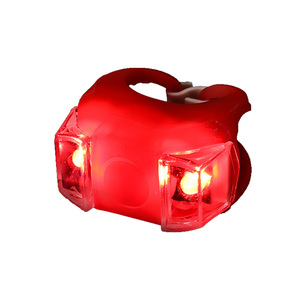 Luz trasera de rana para bicicleta, luz trasera LED de silicona para bicicleta, resistente al agua, ciclismo nocturno, luz de advertencia, herramienta de <span class=keywords><strong>mano</strong></span>, interruptor Manual - Product Image 2