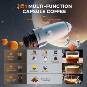 New Design <b>Portable</b> <b>Coffee</b> <b>Maker</b> Mini Espresso <b>Coffee</b> <b>Maker</b> With Heating Function - Product Image 4