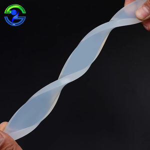 Striscia di tenuta in Silicone con profilo di tenuta nera estrusa bianca a forma quadrata personalizzata - Product Image 2