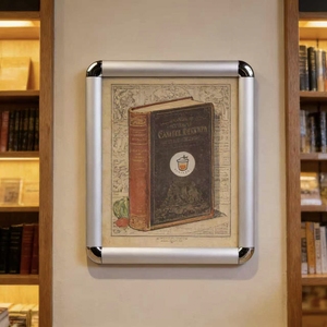 Cornice a scatto in alluminio da 25 mm <span class=keywords><strong>per</strong></span> poster, struttura a scatto, design da parete <span class=keywords><strong>per</strong></span> <span class=keywords><strong>negozi</strong></span> a catena e uso interno aziendale - Product Image 5
