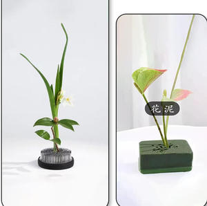 <span class=keywords><strong>Kenzan</strong></span> de Acero Inoxidable Redondo para Arreglos Florales, Soporte para Alfileres para Jarrones, Gama Completa, Venta al por Mayor - Product Image 2