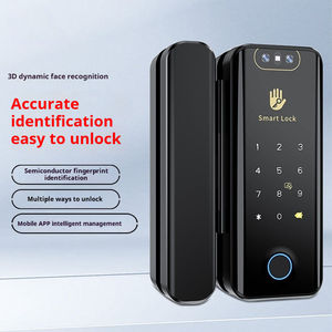 <strong>3D</strong> Face Recognition Lock Glass Door Smart Lock Biometric <strong>Fingerprint</strong> Lock Password System Lock Security Lock - Product Image 5
