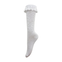 Chaussettes personnalisées pour enfants à volants en dentelle, chaussettes pour étudiants, chaussettes tricotées pour usage quotidien HYC-149